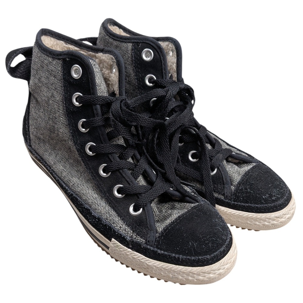 Converse All Stars Chuck Womens Elise Hi Top Faux‎ Fur Lined Women's Size 8